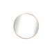 elevenpast Mirrors Copper / Small Laura Round Aluminium Mirror 3 Sizes - Black | Copper PMM-25001-GLD