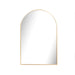 elevenpast Mirrors Gold Arched Metal Wall Mirror for Bathroom and Entryway - Gold | Black PMM-25004-GLD