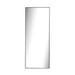 elevenpast Mirrors Black Solace Leaning Mirror in Brushed Silver | Black PMM-25009-BLK