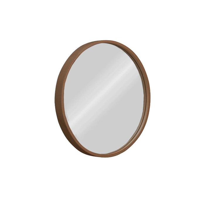elevenpast Mirrors Walnut Diana Round Wooden Mirror Natural | Walnut PMM-4003WWAL