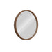 elevenpast Mirrors Walnut Diana Round Wooden Mirror Natural | Walnut PMM-4003WWAL