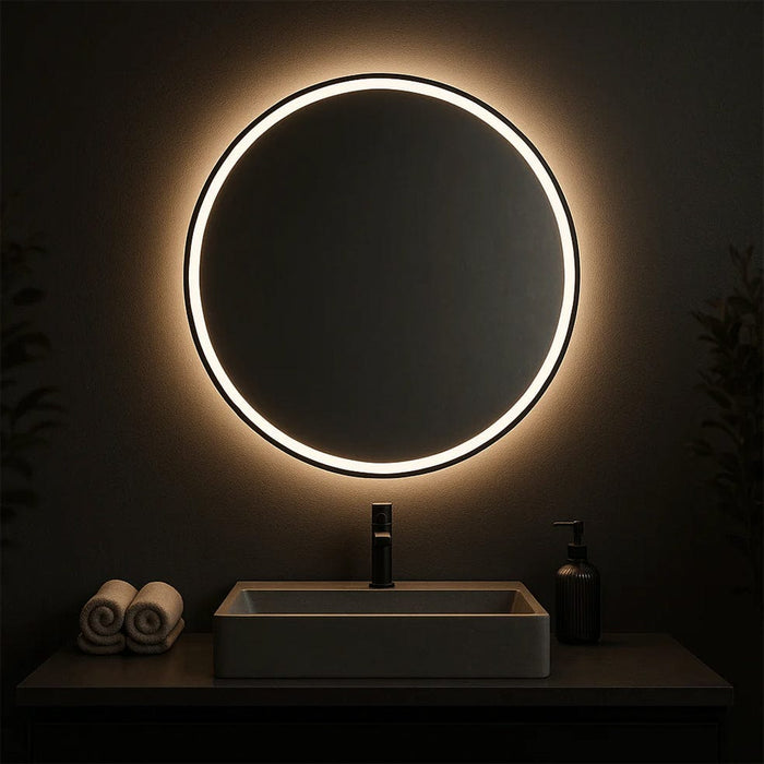 elevenpast Mirrors Gaara Round Frameless LED Mirror PMM-4005N(LED) 0759649675178