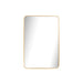 elevenpast Mirrors Small Sierra Aluminium Mirror Gold Small | Large PMM-6090A/G