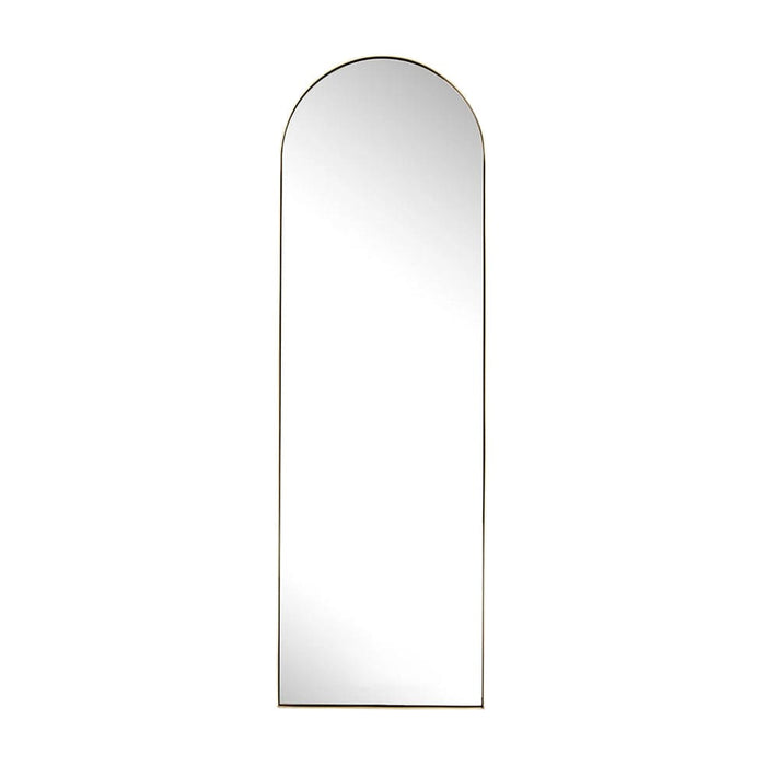 elevenpast Mirrors Brushed gold Clara Crescent Aluminium Mirror - Matt Black | Brushed Gold PMM-AR50160A/G 0737186907327