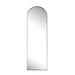 elevenpast Mirrors Large Clara Crescent Aluminium Mirror Black Small | Large PMM-AR50160ABK