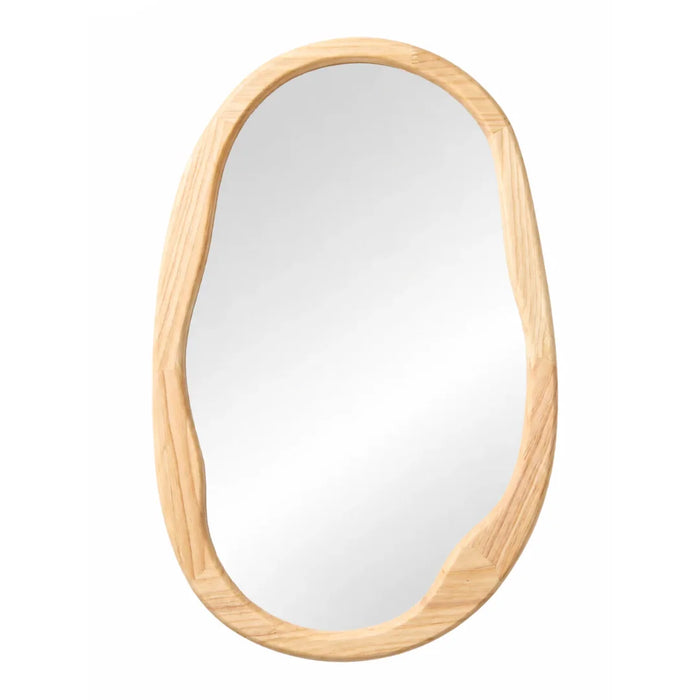 elevenpast Mirrors Natural Irregular Oval Wood Mirror PMM-IRR-OVAL-NAT