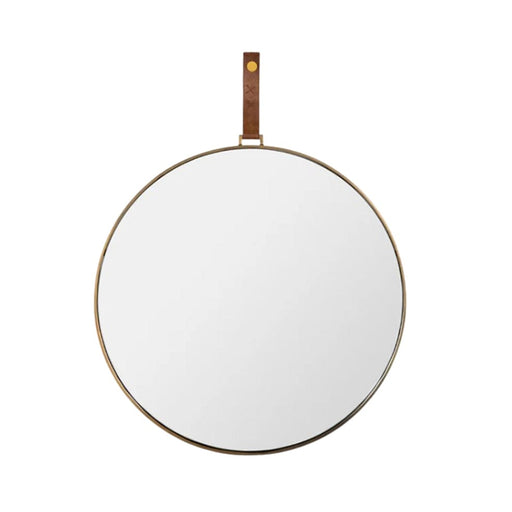 elevenpast Mirrors Gold / Large Lexi Round Metal Wall Mirror Black | Gold - Small | Large PMM-LEXI-R-L-GLD 0659525695200