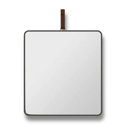 elevenpast Mirrors Black Lexi Square Metal Wall Mirror Gold | Black PMM-LEXI-SQ-BLK