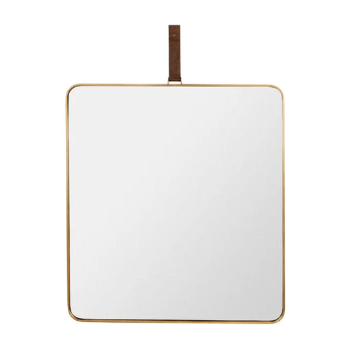 elevenpast Mirrors Gold Lexi Square Metal Wall Mirror Gold | Black PMM-LEXI-SQ-GLD