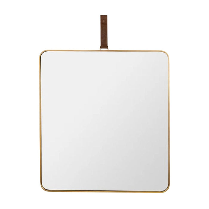 elevenpast Mirrors Gold Lexi Square Metal Wall Mirror Gold | Black PMM-LEXI-SQ-GLD
