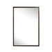 elevenpast Mirrors Dark Stain Lily Box Floating Mirror PMM--LILY-BOX-SMALL-MAH 0737186906221