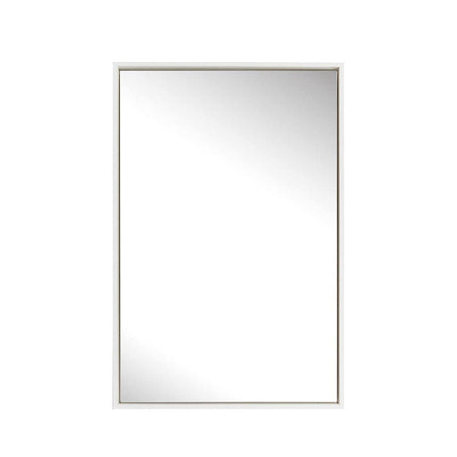 elevenpast Mirrors White Lily Box Floating Mirror PMM-LILY-BOX-SML-WHI 0737186906214