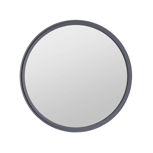 elevenpast Mirrors Grey Lily Round Floating Mirror PMM-LILY-RND-GREY 633710853118