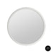 elevenpast Mirrors White Lily Round Floating Mirror PMM-LILY-RND-WHITE 633710853125