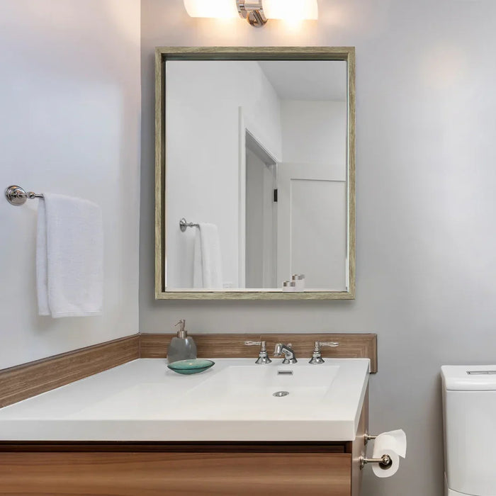 elevenpast mirror The Aspen Mirror - Wooden Look PMM-M-002- ASP 0759649675468