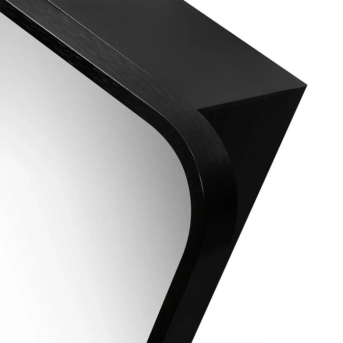 elevenpast mirror cabinet Florentine Aluminium Mirror Cabinet - Black PMM-MB4560-Black