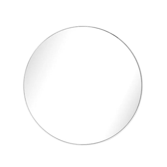 elevenpast Mirrors White Circa Round Mirror Medium - Black | White | Teal PMM-METAL-R-60x60 0759649675000