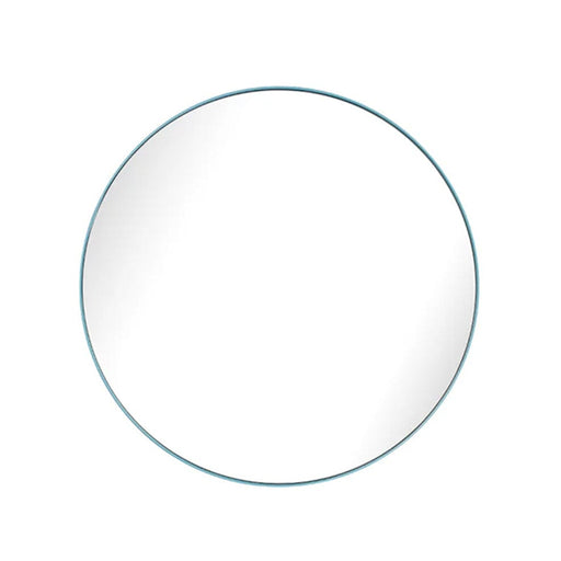 elevenpast Mirrors Teal Circa Round Mirror Medium - Black | White | Teal PMM-METAL-R-60x60-TEAL 0759649675017