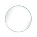 elevenpast Mirrors Teal Circa Round Mirror Medium - Black | White | Teal PMM-METAL-R-60x60-TEAL 0759649675017