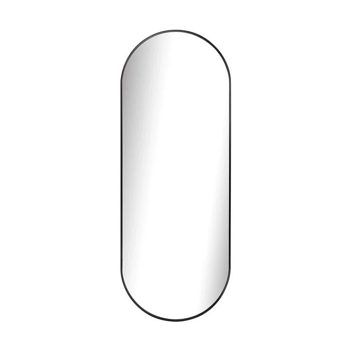 elevenpast Mirrors Large Odessa Aluminium Mirror Black Small | Large PMM-PL60160A/B 6009879804256