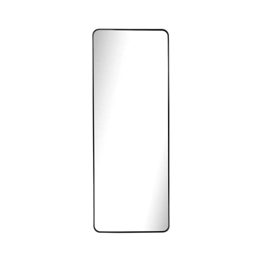 elevenpast Mirrors Matt Black Linear Luxe Slanted Frame Mirror - Matt Black | Brushed Gold PMM-RR60160A/B 0759649675253
