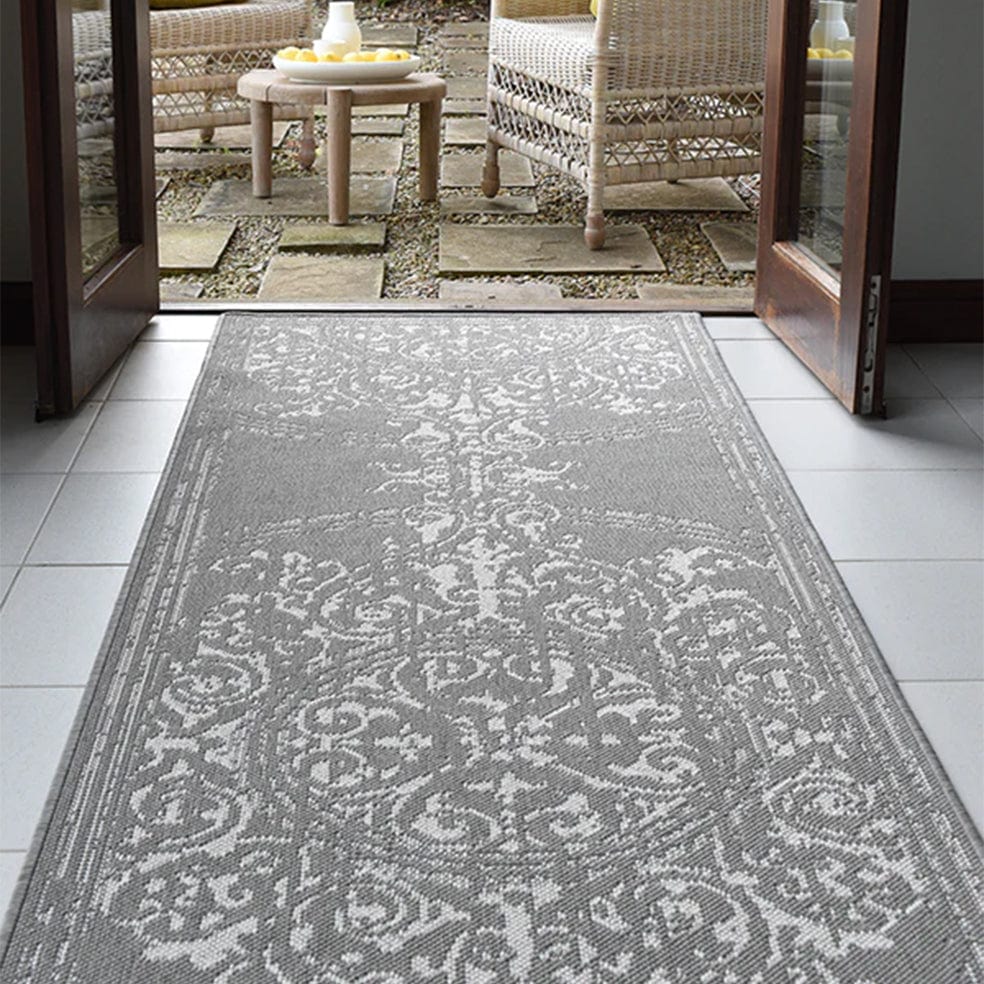 Poletti Pewter Rug– elevenpast