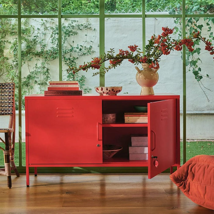 elevenpast Cabinets & Storage Popstrukt Metal TV/Storage Unit Double Door