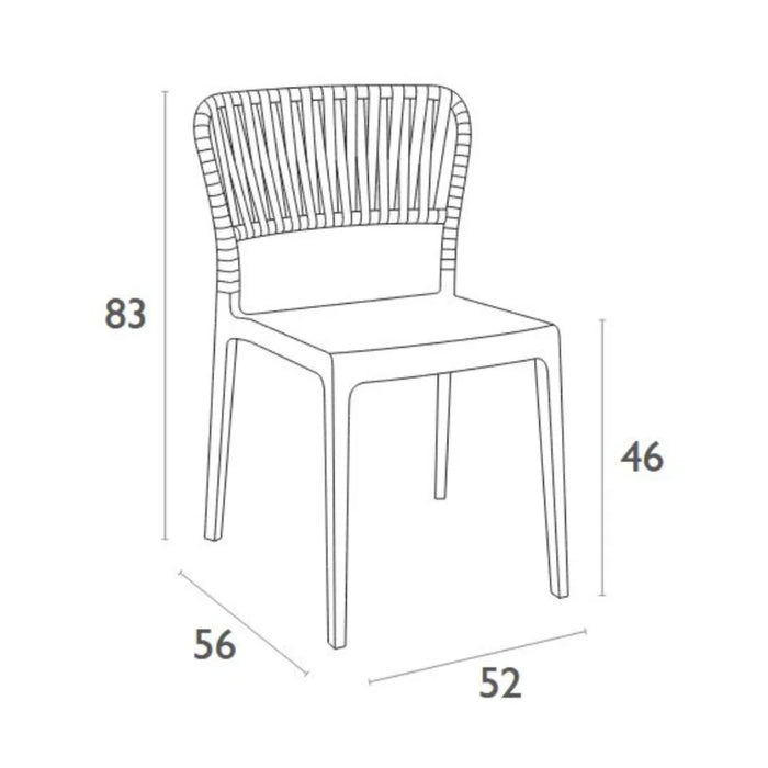elevenpast side chair Portofino Outdoor Chair