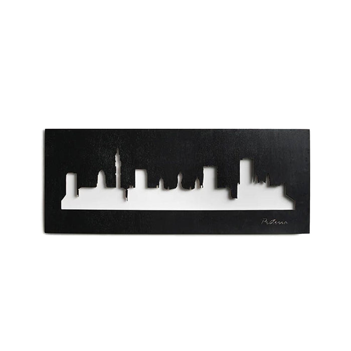 elevenpast Wall art Black Pretoria Skyline Wall Art Black | White PRETORIASKYLINEB