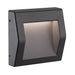 elevenpast step light Large LED Square Surface Mounted Step Light Matt Black - 2 Sizes R-LED-2602