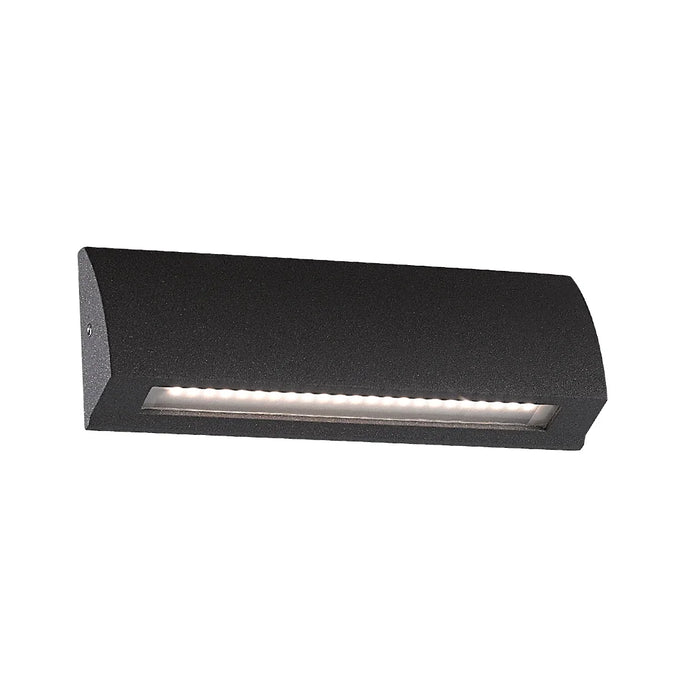 elevenpast step light Small Curve 3W LED Step Light Matt Black - 3 Sizes R-LED-9001