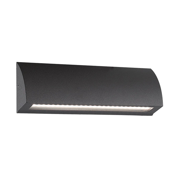 elevenpast step light Medium Curve 3W LED Step Light Matt Black - 3 Sizes R-LED-9002