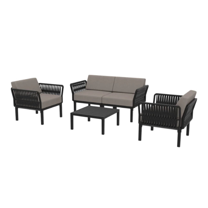 elevenpast sofa Grey Black Portofino Outdoor Lounge Set - Taupe | Grey and Black R450,00