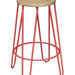 elevenpast Red Hairpin Kitchen Stool R79 - 1339093