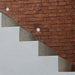 elevenpast LED footlight Mini Recessed LED Step and Footlight 2W IP54 | Black or White