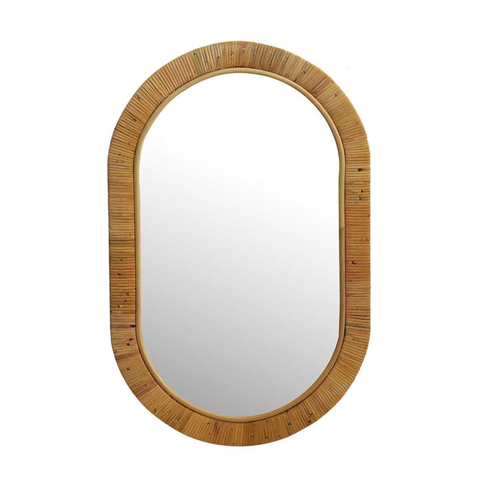 Rattan Mirror Oval elevenpast