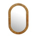 elevenpast Mirrors Oval Rattan Mirror Oval or Round RATTAN MIRROR OVAL