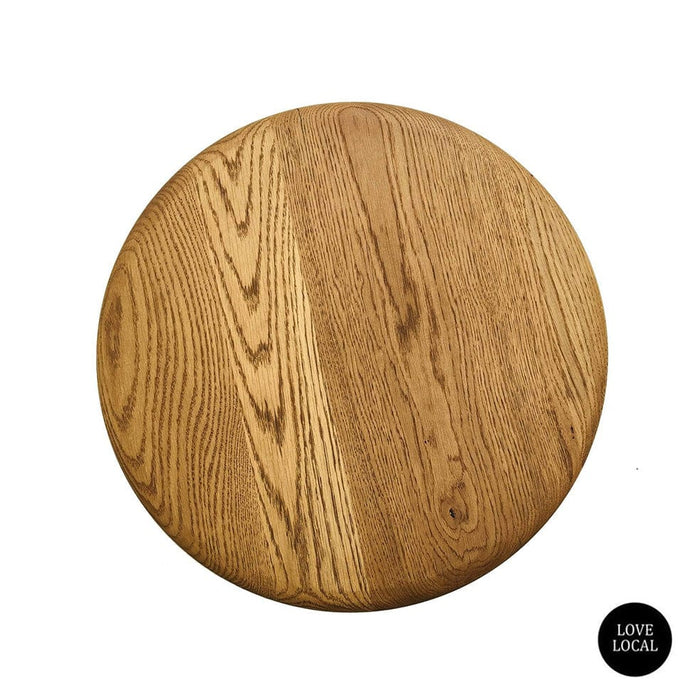 elevenpast Accessories Stained Solid Oak Round Platter raw-2