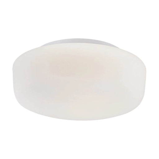 elevenpast Ceiling Light Cheesecake Round Opal Glass Ceiling Light - White RC150 6009506425434