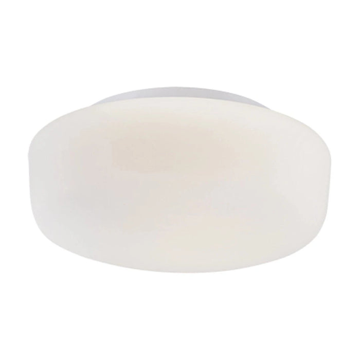 elevenpast Ceiling Light Cheesecake Round Opal Glass Ceiling Light - White RC150 6009506425434