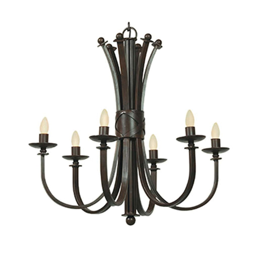elevenpast Chandeliers Bali Metal 6 Chandelier Light Antique Bronze RCH61 6009513024644