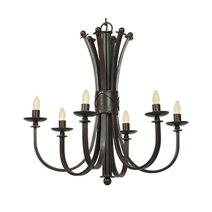 elevenpast Chandeliers Bali Metal 6 Chandelier Light Antique Bronze RCH61 6009513024644