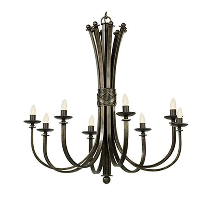 elevenpast Chandeliers Antique Bronze Bali Metal 8 Chandelier Light Black | Antique Bronze RCH62ABZ 6009513024675