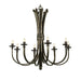 elevenpast Chandeliers Antique Bronze Bali Metal 8 Chandelier Light Black | Antique Bronze RCH62ABZ 6009513024675