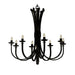 elevenpast Chandeliers Black Bali Metal 8 Chandelier Light Black | Antique Bronze RCH62B 6009513024651