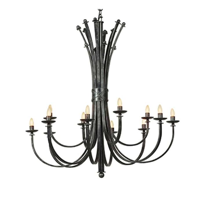 elevenpast Chandeliers Bali Metal 12 Chandelier Light Antique Bronze RCH63 6009513024705