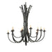 elevenpast Chandeliers Bali Metal 12 Chandelier Light Antique Bronze RCH63 6009513024705