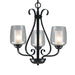 elevenpast Chandelier Estate 3-Light Chandelier - Black RCH91 6009513064060