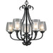 elevenpast Chandelier Estate 5-Light Chandelier - Black RCH92 6009513064077