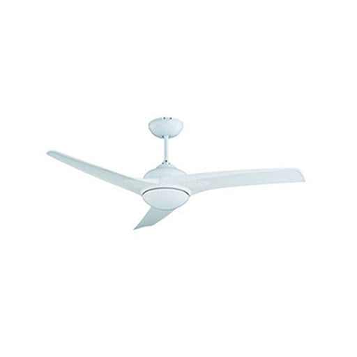 elevenpast Ceiling Fans White Mach One Ceiling Fan with Light & Remote Satin Titanium RF22W 6009506475675